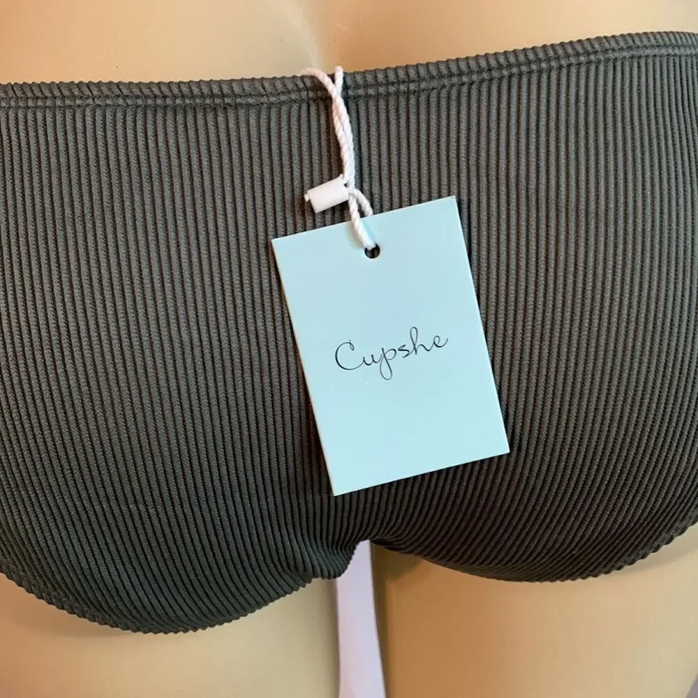 Cupshe Designer Bikini Swimsuit Swimwear L